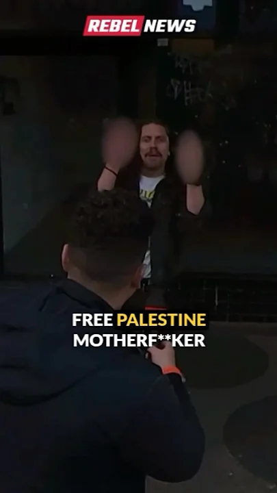 He stormed into my interview, screaming “Free Palestine” and flipping the bird…