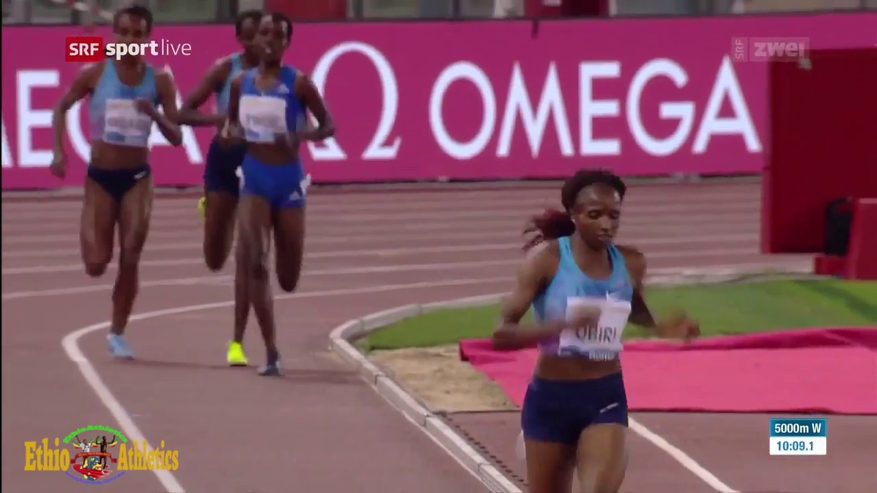 Hellen Obiri defeats Genzebe Dibaba over 5000m in Rome Diamond League 2017 with 