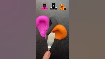 Guess the mixed color of Squid Game characters #squidgame2 #satisfying #colormixing #mix