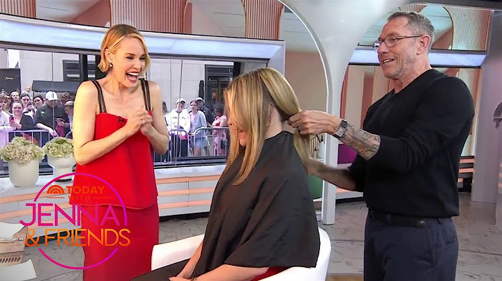 See Jenna Bush Hager Get a Modern Bob Haircut Live on TODAY