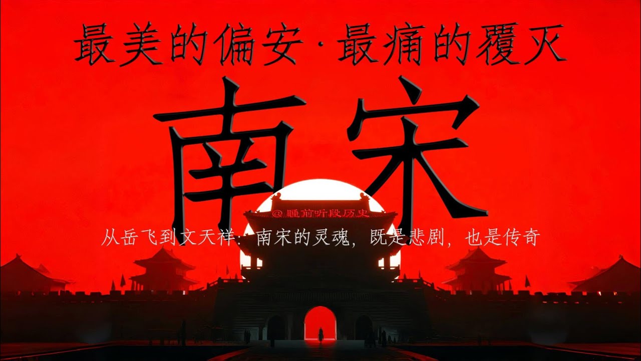 睡前听《南宋》｜ 从岳飞到文天祥：最美的偏安，最痛的覆亡 ｜ 临安不夜，崖山不眠