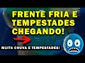 NOVA FRENTE FRIA VAI TRAZER MUITO FRIO E TEMPESTADES NAS REGIÕES SUL E SUDESTE DO BRASIL