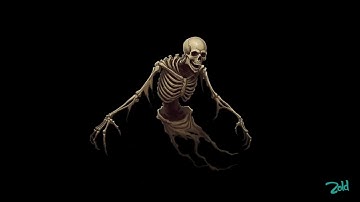 Spine 2d animation - Test Character - idle animation