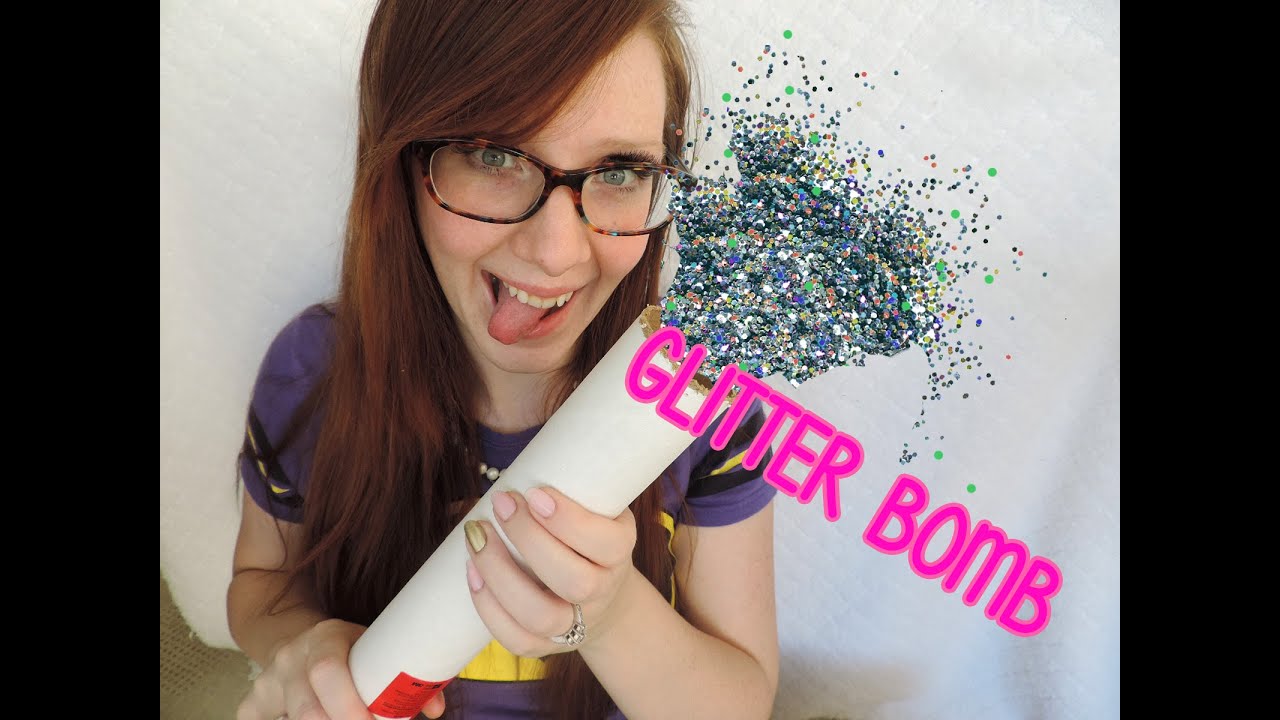 how to make a glitter bomb youtube