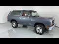 1988 Dodge Ram Charger For Sale