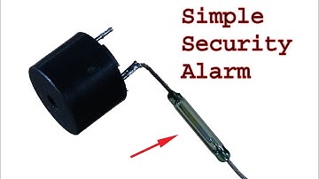 Simple Security Alarm using Reed switch & Buzzer