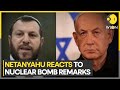 Israeli PM Netanyahu Suspends Minister Who Suggested Dropping A Nuclear Bomb On Gaza Is An Option