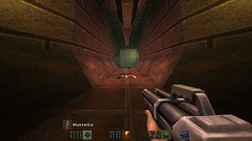 Quake 2 - Unit 1: Base - ALL Kills & Secrets - Nightmare 100%