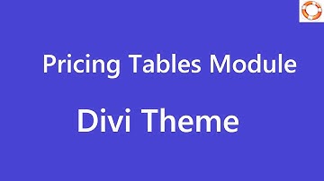 Divi Pricing Tables Module in WordPress