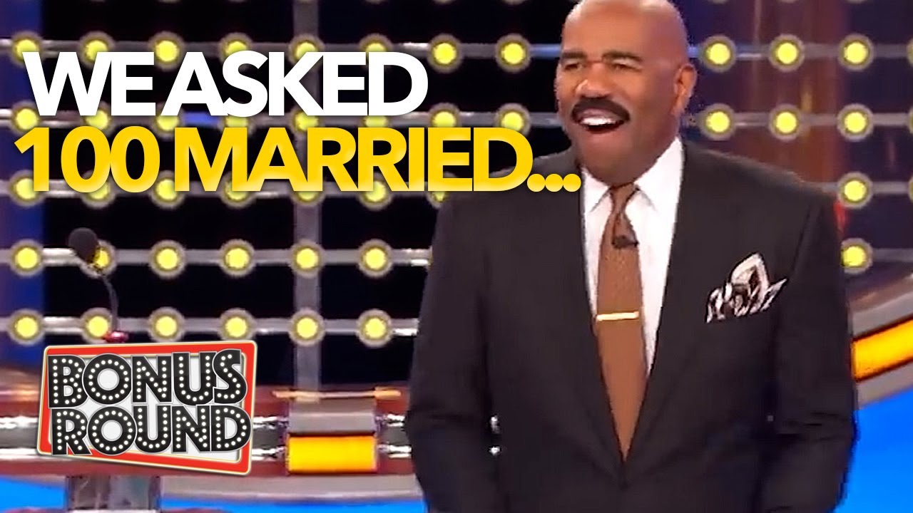 we asked 100 married men, we asked 100 married women, steve harvey family f...