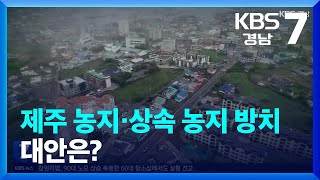 [부끄러움을 모르는 지방의회](26) 제주 농지·상속 농지 방치…대안은? / KBS  2023.06.01.