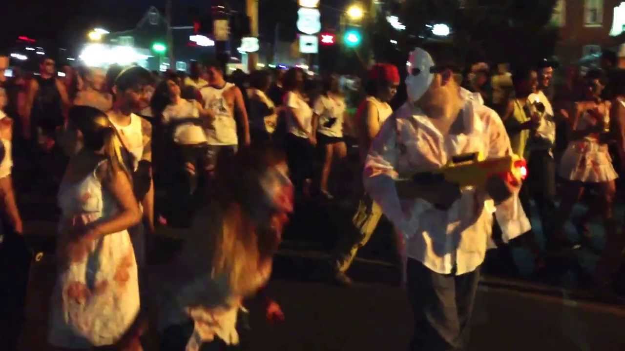 Zombie walk Louisville KY 9/2013 YouTube