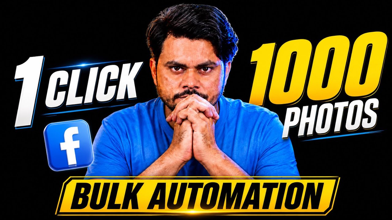 Photo Automation Full Course | Bulk Image Creation with AI | Create 1000s of Images