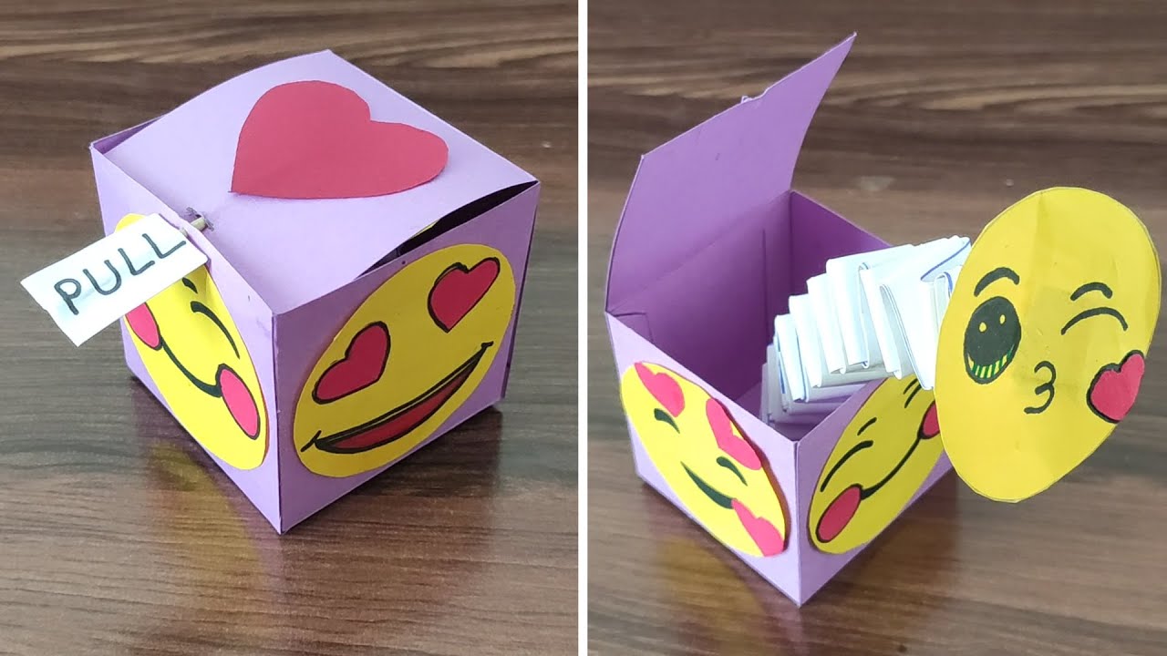 DIY POP OUT Surprise Box Surprise Gift Box Idea POP