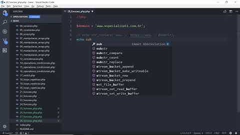 36 - Manipulação de Strings no PHP (str_replace,substr,strlen)