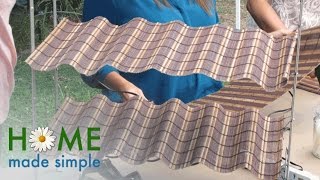 Get Your Closet Organized With This Easy DIY Shoe Rack | Home Made Simple | Oprah Winfrey Network Turn a metal bottle rack into a handy shoe rack with this simple step-by-step. For more on #HOMEMADESIMPLE, visit http://bit.ly/