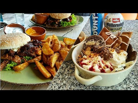 Fitcouple CHEATDAY | Burger of Heaven & Ice Cream Bowl of Death