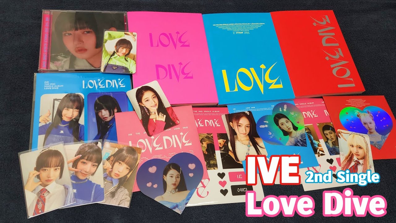 Unboxing] IVE - 2nd Single Album 'Love Dive' - YouTube