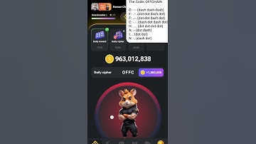 Hamster Kombat Daily Cipher Code 4 September | #hamsterkombat  Morse Today Code 4 September 1M Coins