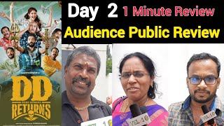 Day 2  DD Returens Movie Public Review || Movie Public Response || Filmtalk @VEL10