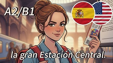 LEARN SPANISH 🇪🇸 | Listening PracticeA2/B1 | La gran Estación Central