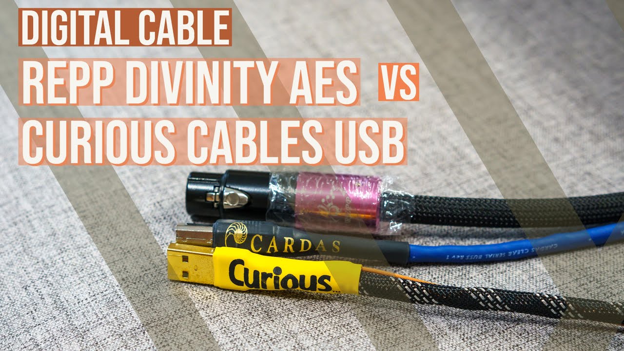 [開箱/心得] 音響數位線沒差!? REPP Divinity AES, Curious Cables USB review (Does a