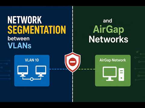 Network Segmentation between VLANs and AirGap Networks