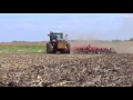 New Versatile 375 Tractor pulling a Kuhn Krause Field Cultivator