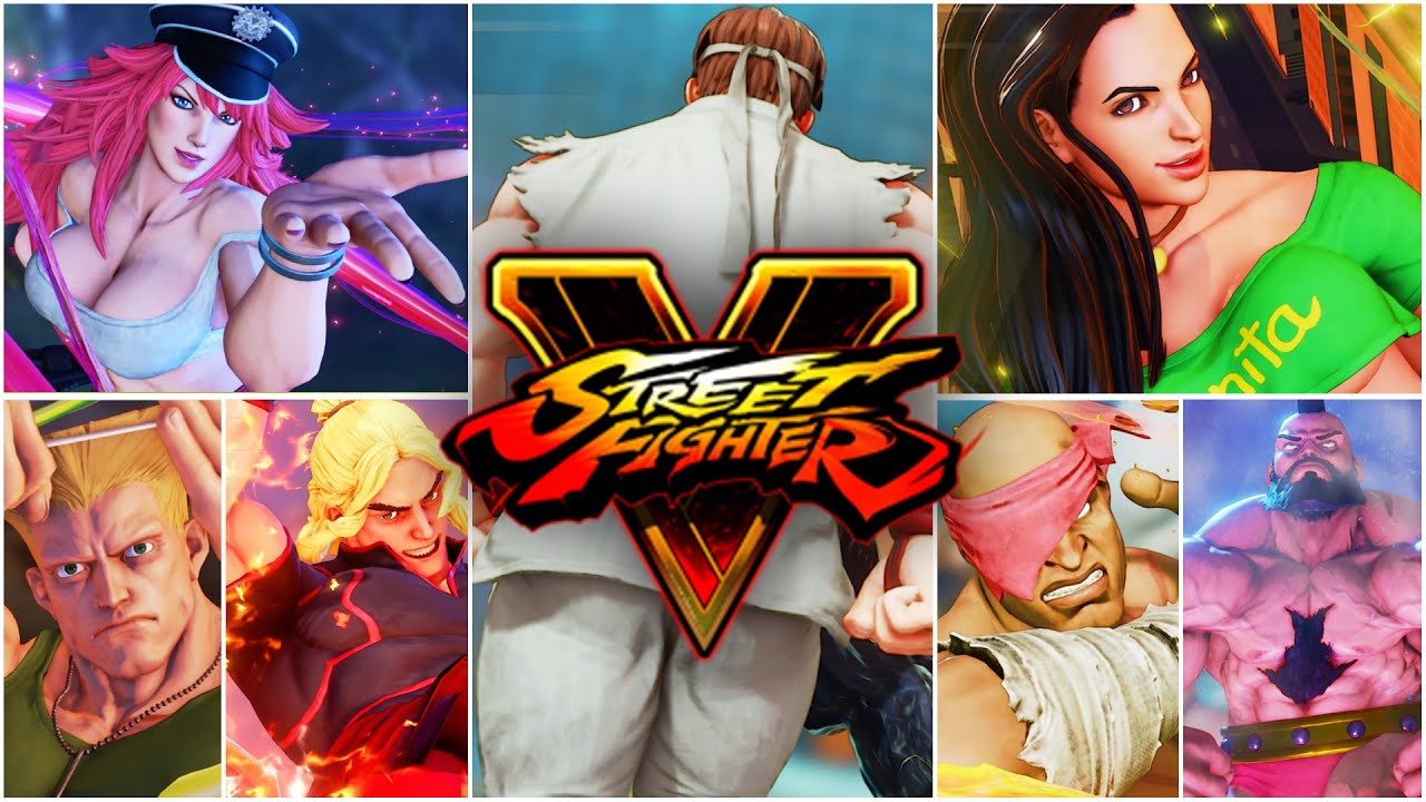 All Characters Win Screen - Street Fighter V [Champion Edition] - YouTube