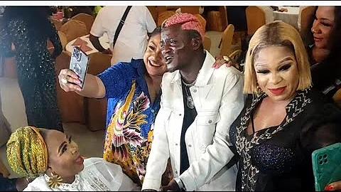 FUNNY MOMENT! MADAM SAJE AND FOLUKE DARAMOLA CHALLENGED PORTABLE ZAZU AT MALAIKA 5OTH BIRTHDAY