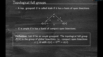 Xin Li:Ample groupoids, topological full groups, algebraic K-theory spectra and infinite loop spaces