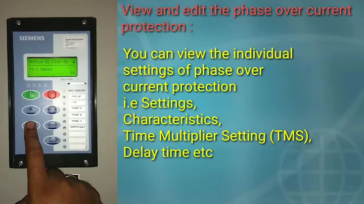 SETTINGS AND PROGRAMMING OF SIEMENS 7SR10 RELAY