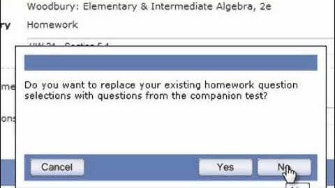 Creating Personalized Homework in MyMathLab