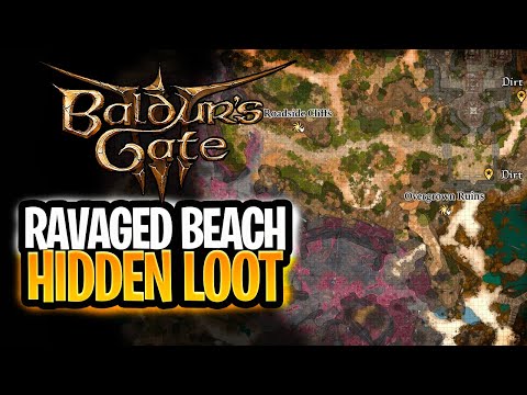 Baldur's Gate 3 Hidden Loot Chest Ravaged Beach Guide