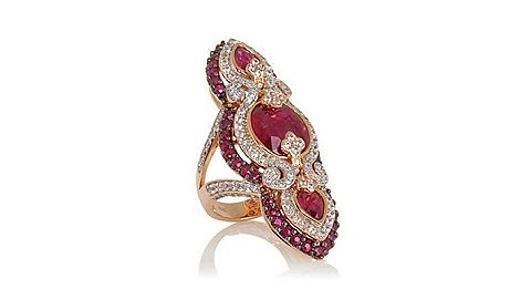 Rarities Ruby and White Zircon 