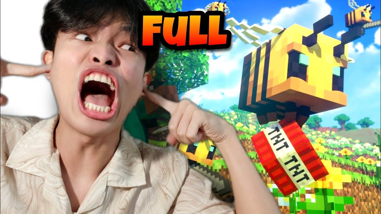 Minecraft - សង្គ្រាមដណ្តើមទឹកឃ្មុំ!!! Full