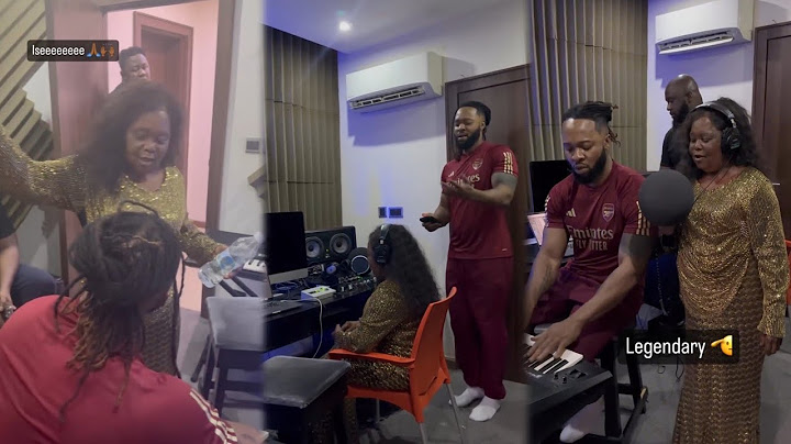 Studio Session Theresa Onourah & Flavour In The Studio Making Obodo ft Larry Gaaga & Phyno