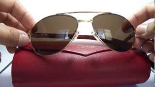 Lentes Cartier Santos Dumont Madera 