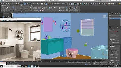 3DsMax Tutorials, Learn 3D Modeling a Bathroom from Scratch in 3dsmax.( Part 5)