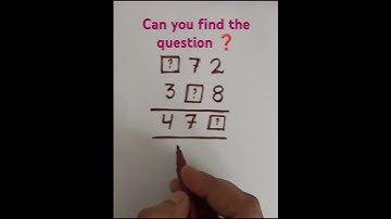 Can you find the question mark?# maths logical number puzzle # maths reasoning