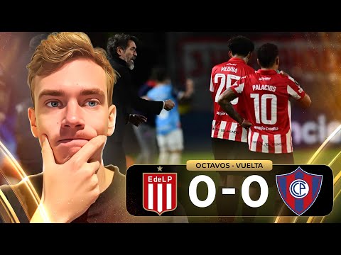 ANÁLISIS ESTUDIANTES 0 - CERRO PORTEÑO 0 - VUELTA DE OCTAVOS DE FINAL DE LIBERTADORES