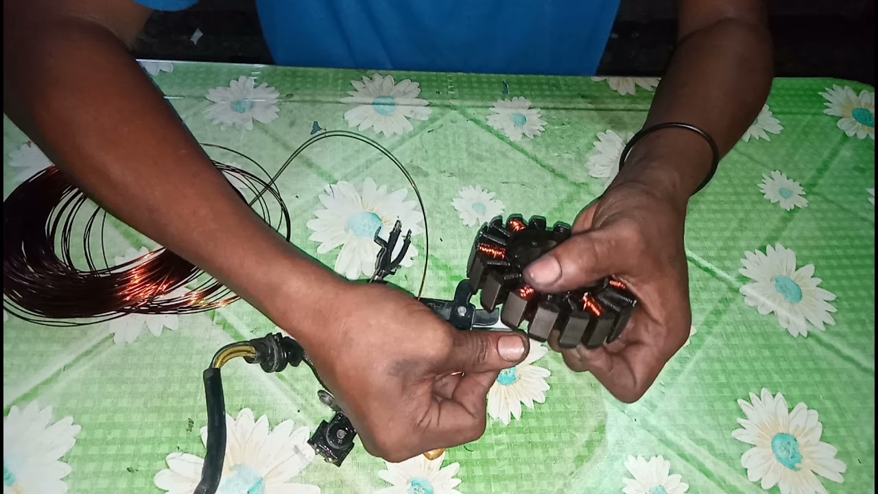 how to rewind of 3 way stator coil tmx supremo 150
