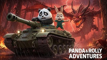 PANDA & ROLLY ADVENTURES #30 - 3D Animated Full Movie | Beneath the Crimson Rain 🔥🐼🐰