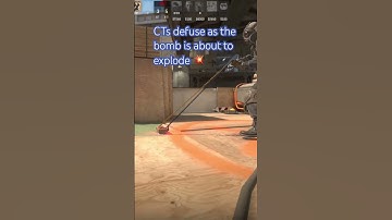 CTs defuse just as the bomb  💣 is about to explode 💥 #cs2clips #krystynsrl #cs2 #counterstrike2