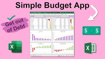 🔥Budget App with Checkbook Spreadsheet, Net Worth Tracker, and Amazing Dashboards