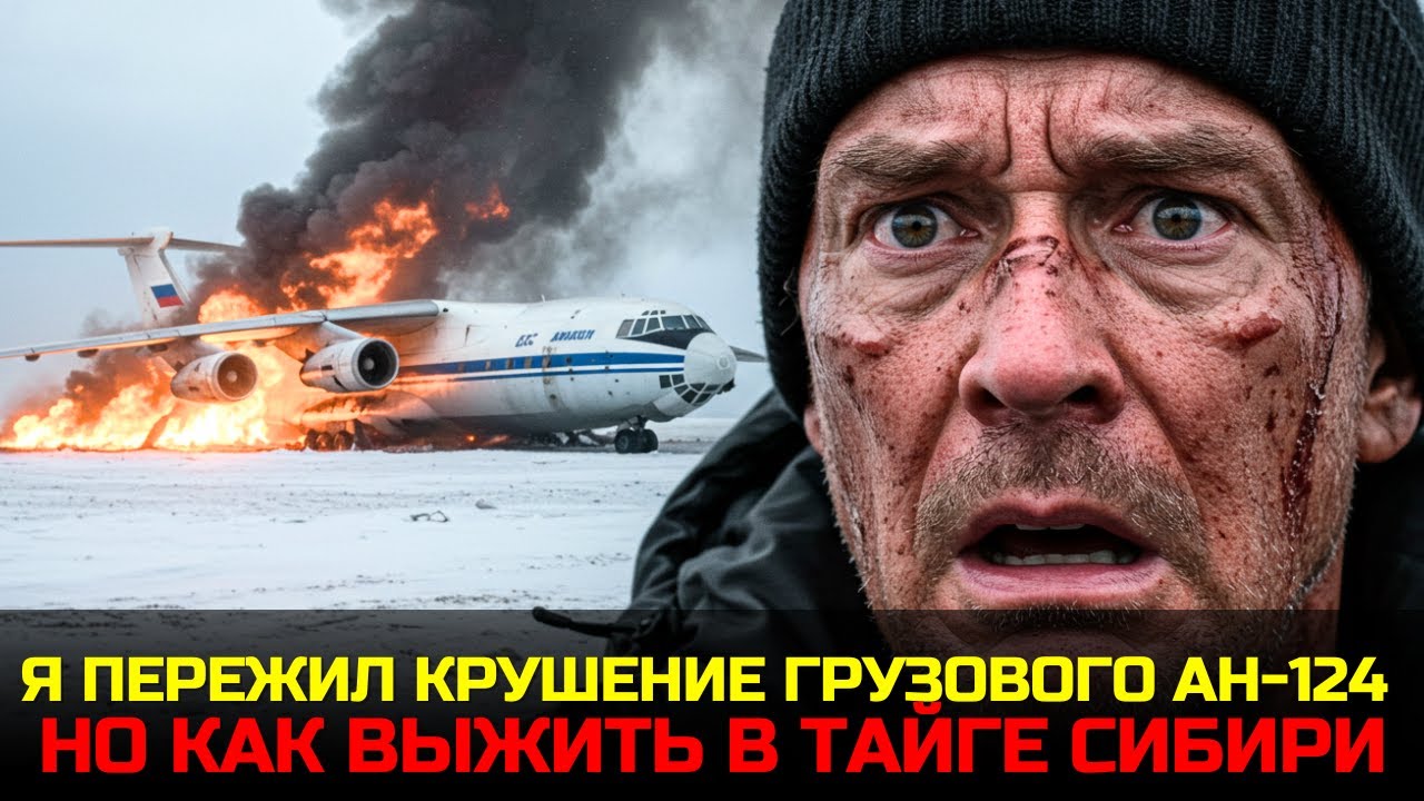 АН-124 - разбился в Тайге Сибири... Как добраться до цивилизации...