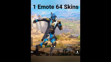 Call Of Duty Mobile . 1 emote in 64 characters skins ( i guess ) #shorts #codmobile #dance
