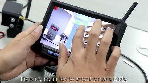 DoHonest V16 RV Wireless Backup Camera System Operation Video