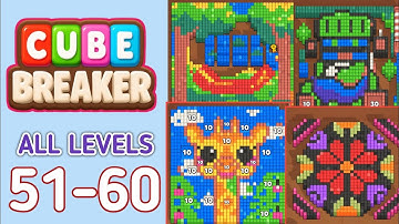 Cube Breaker All Levels 51-60 Walkthrough Solution