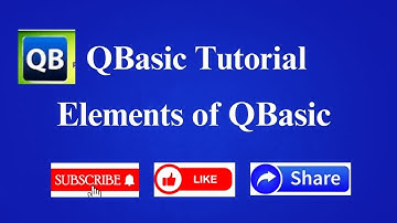 Elements Of Qbasic(Variable , Constant , operator & Reserved words) In Hindi
